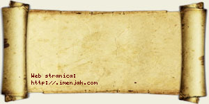 Jasmina Tomović vizit kartica